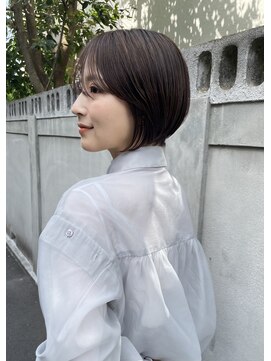 アンプラグド(unplugged) ブロンドベージュブリーチなしダブルカラーハイトーン透明感