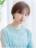 シンプルかわいい大人ショートボブ