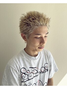 ゴットフロー(GOTTO FLOW) スパイキーショート/短髪/ブリーチ