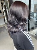 【暗髪ラベンダーグレージュ】