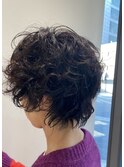 【ショートふんわりパーマ】air銀座タワー　藤本麻衣