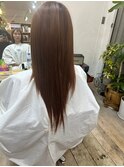 《酸性ストレート》透明感黒髪ナチュラルロング