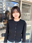 柔らかボブ×小顔カット　qumu横浜