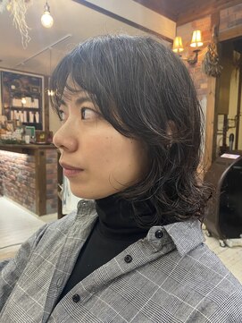 ボンクロエ(Bond chloe) ミディアムパーマ/黒髪パーマ/20代/30代/40代