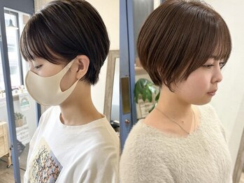 メルト 吉祥寺(melt)の写真/前髪ひとつで印象が変わる！小顔効果抜群◎[ショート/ボブ/顔周り/縮毛矯正/前髪カット/学割U24/吉祥寺]