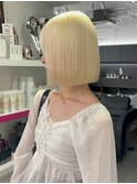 14460ホワイトアッシュ抜きっぱなしブリーチホワイトブロンド
