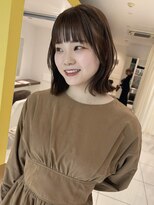 バサ 江古田店(BASSA)&nbsp;ボブレイヤー/くびれ/ベージュ【会話控えめ美容師Runa】