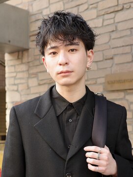 ネロ ヘアサロン 渋谷(NERO HAIR SALON) 【 松井隆人 】メンズマッシュ フェザーショート シャドウパーマ