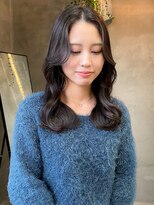 テトヘアー(teto hair) ツヤ髪 センターパート ダークブラウン ココアブラウン