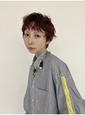 無造作パーマ/束感ショート/マッシュショート