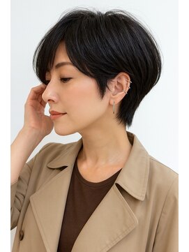 ゲイン(Gain) ショートカット・レイヤーカット×白髪ぼかし