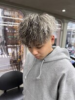 ニコ トウキョウ ロジック(nico TOKYO Logic) スキンフェードスパイキーショートパーマ短髪刈り上げ