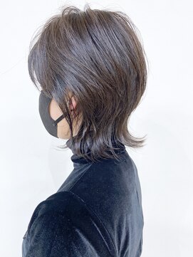 モリオフロムロンドン 松戸店(Morio from London) 【松戸　ムラマツ】大人かわいいレイヤーウルフヘアアッシュ