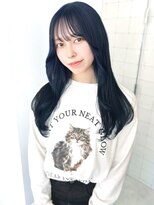 フウ(fuh)&nbsp;ネイビーブルー/ブルーブラック/20代/大人かわいい