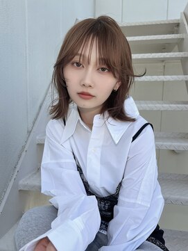 バサ 江古田店(BASSA) 【SAKI】ボブレイヤー/くびれボブ/小顔/顔まわりカット