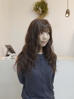 キー(kii) ロングパーマ/顔周りカット/レイヤーパーマ/ドライパーマ