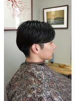 ピークス 藤沢店(Peaks)&nbsp;センターパート＋ニュアンスパーマ｜藤沢メンズカット