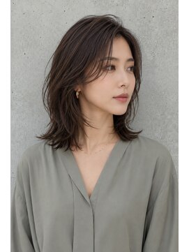 スリーランドメゾン 鶴見区横堤(THREELAND maison) ダークパープル/ナチュラルショート/夏のヘアアレンジ/鶴見横堤