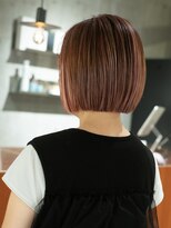 スーク(Suq.)&nbsp;ピンクベージュ×ハイライト×ボブ