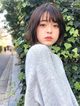 リリアン 表参道(relian) 大人かわいい切りっぱなしボブ☆relian表参道☆