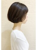 【morio札幌】大人かわいいナチュラル丸みショートボブ