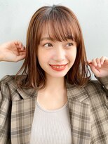 【GARDEN荒井夏海】ふんわり動くボブ×シースルー前髪