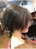 40代50代60代70代  ツヤ感ショート -名古屋の美容室actif-