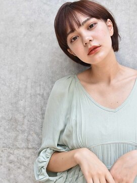 カンナ(Canna) エアリーミディ/ショートパーマ/黒髪/ホワイトアッシュ/TOKIO