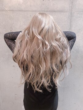 アフィーロ(ACHFILO) ハイトーン　シールエクステ　ミルクティベージュ　艶感ロング