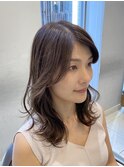顔まわりレイヤーで華やかに