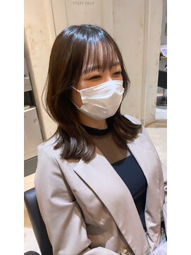 ジーナ セントラル銀座(Zina) 韓国風＊シースルーバング＊くびれミディ【ZinaCENTRAL】