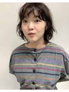 ナループロア ハチ(Nalu pu loa hachi) ボブパーマ/黒髪パーマ/切りっぱなしボブ/ショートボブ