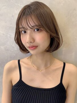 トルネード(TORNADO) ワンホンヘア ワンホンボブ イメチェン似合わせカット A015