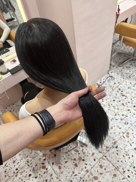 ボタン シブヤ(VOTAN SHIBUYA) 韓国ヘア/水素トリートメント/ブルーブラック/艶感カラー