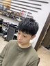 【クセをカッコ良く☆】メンズカット+ポイント縮毛矯正　￥8800→￥7900