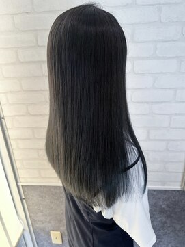 ルノン フィージュ(LUNON fieju) ダークブルージュ/ブリーチ無し/髪質改善/ロング/ストレート