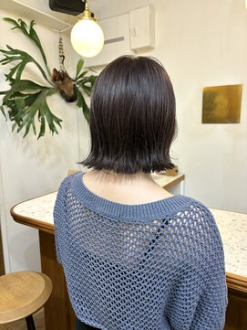 シエン 恵比寿(CIEN) 外はねボブ/顔まわりカット/ラベンダーピンクカラー