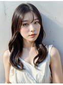 黒髪/グレージュ/ミルクティーベージュ/髪質改善【難波】