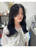 【lil.】ブルーブラック ダークカラー 似合わせカット