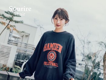 スーリール 九産大前店(Sourire)の写真/悩める大人女性にオススメ！気になる白髪も自然な仕上がりへ☆白髪をしっかりカバーして若々しい印象に◎