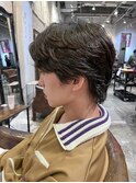 ドライパーマメンズミディアムパーマメンズウルフパーマ