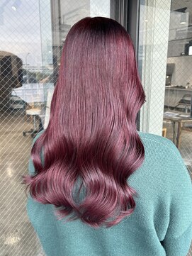 ザ オーダー(THE ORDER) 艶感ボルドー 暖色 赤髪髪質改善