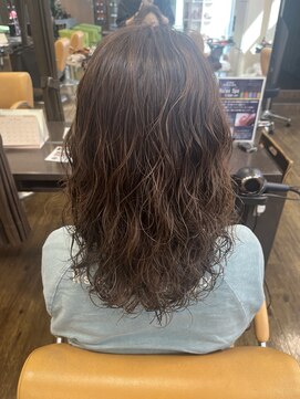 プランタンアヴェダ(printemps AVEDA) 話題のコテ巻き風パーマ