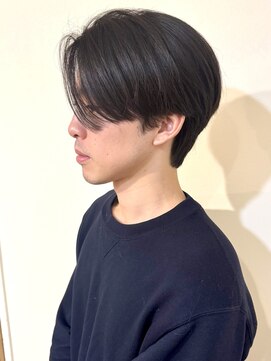 クレビアテン(CreBiA ten_) センターパート　ニュアンスパーマ　ディカプリオヘア