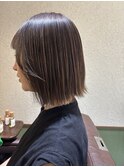 切りっぱなしボブ