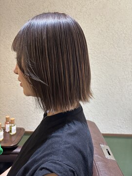 ピン(pin) 切りっぱなしボブ