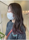 【ブリーチなし】20代30代/透明感/裾カラー/ラベンダー