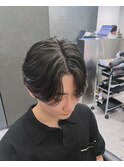 王道毛流れセンターパート