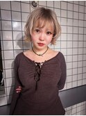 レイヤーボブ/リタッチ/レイヤーカット/ハイトーン/髪質改善