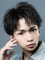 リロン 新宿(RIRON)&nbsp;【RIRON】センターパート×フェザーパーマ